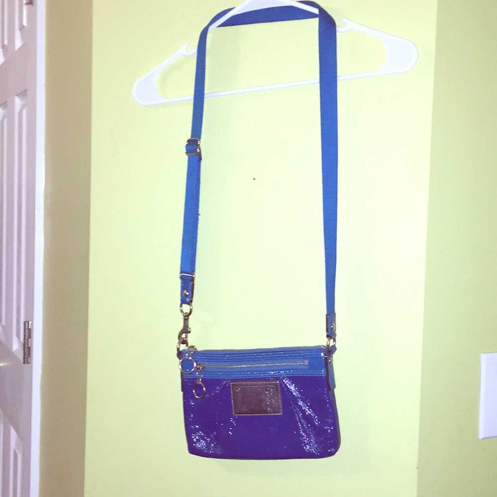 Coach Poppy blue purse